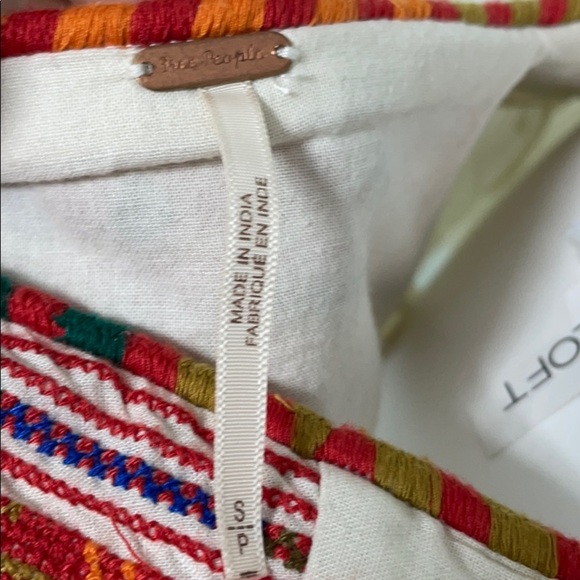 Free People Embroidered Glow White Sand Dress - Picture 10 of 10